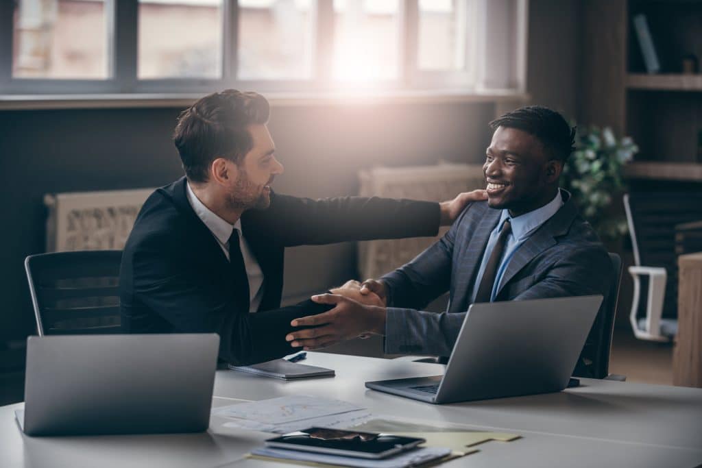 Local IT support expert assisting a business client